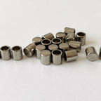 Ponteira Prata 7mm – Pacote com 10 un - Acabamento para Cestaria e Artesanato