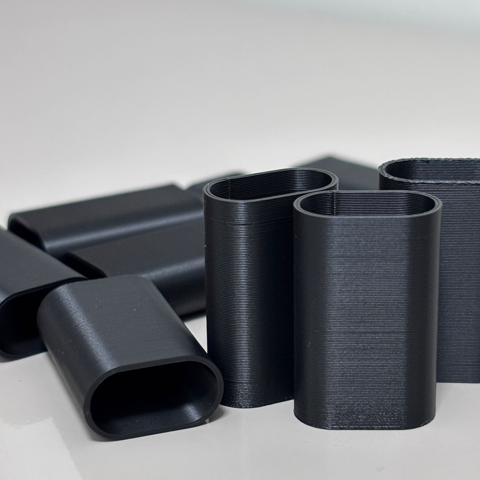 PRETO -Tubete de Acabamento Corda | 5mm, 6mm e 7mm | Kits com 10, 30, 50 ou 100 unidades