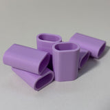 LILÁS -Tubete de Acabamento Corda | 5mm, 6mm e 7mm | Kits com 10, 30, 50 ou 100 unidades