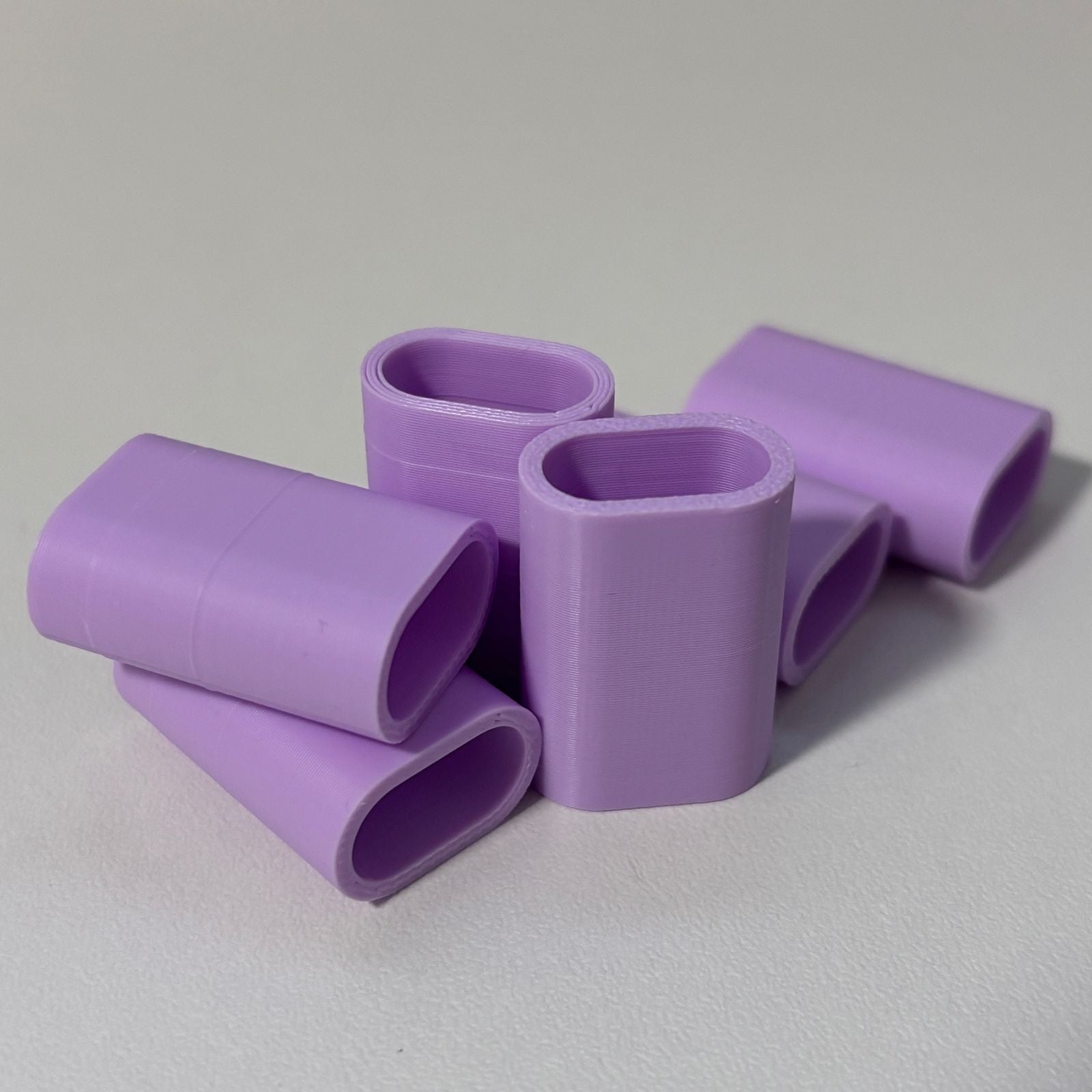 LILÁS -Tubete de Acabamento Corda | 5mm, 6mm e 7mm | Kits com 10, 30, 50 ou 100 unidades