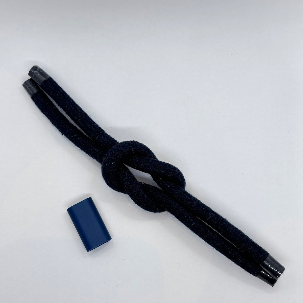 Kit Porta-Guardanapo Azul Marinho – Modelo Nó Infinito | Edição Limitada