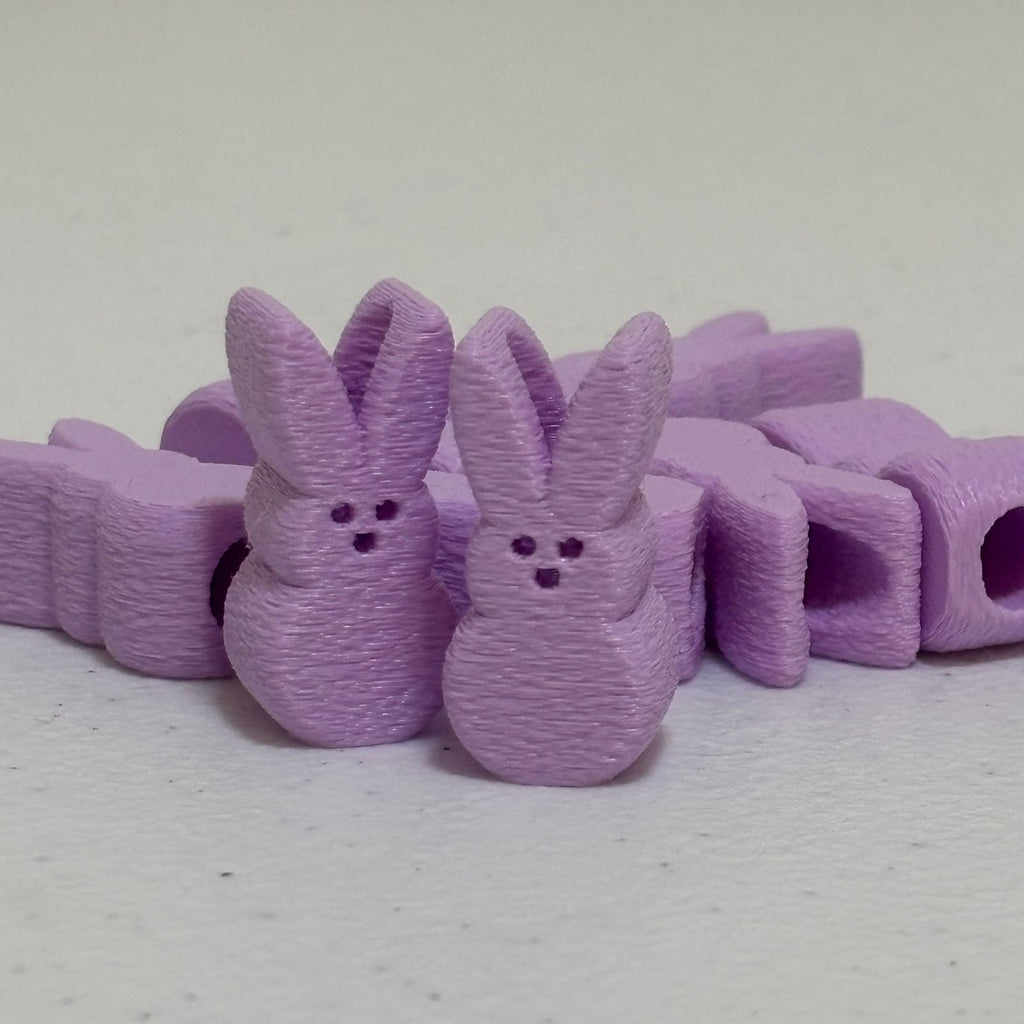 Coelhinho Decorativo lilás para Finalização de Peças (7mm) - Pacote com 6 unidades