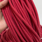 Corda Trançada com alma 7mm Vermelho 1kg (50 metros)