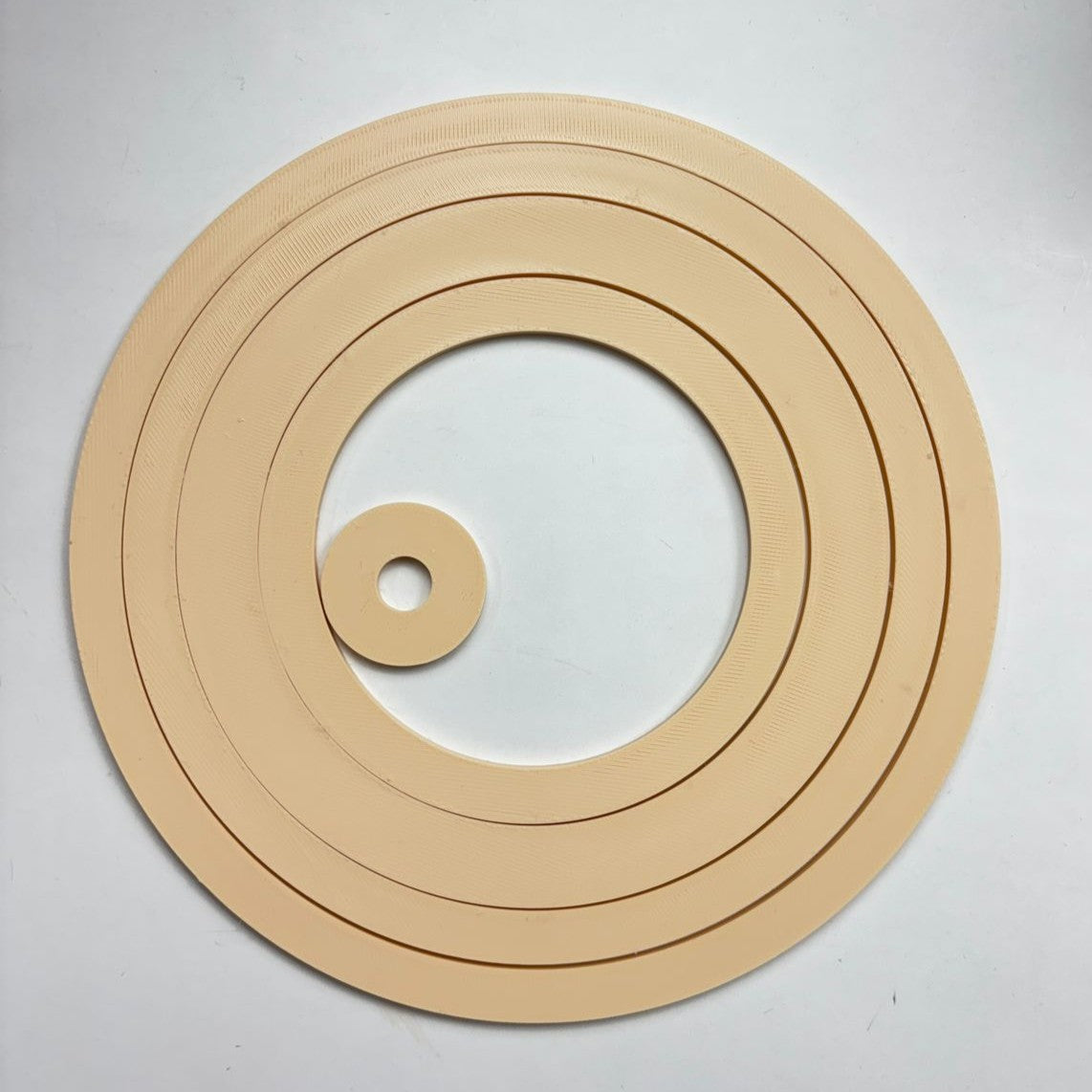 Moldes Redondos para Abertura de Cestas (3cm, 10cm, 13cm, 15cm e 17cm)