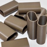 MARROM CACAU -Tubete de Acabamento Corda | 5mm, 6mm e 7mm | Kits com 10, 30, 50 ou 100 unidades