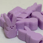 Coelhinho Decorativo lilás para Finalização de Peças (7mm) - Pacote com 6 unidades