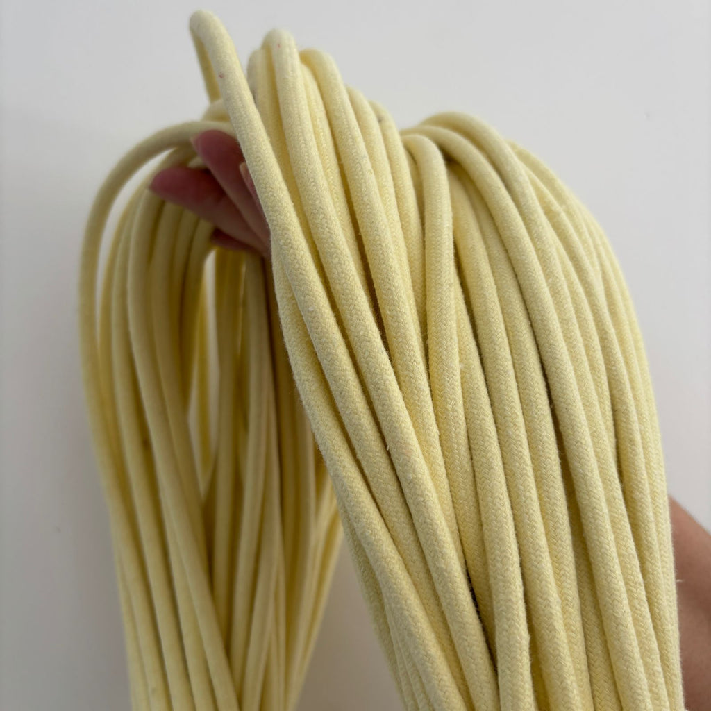 Corda Trançada com alma 7mm Amarelo 1kg  (50 metros)