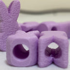 Coelhinho Decorativo lilás para Finalização de Peças (7mm) - Pacote com 6 unidades