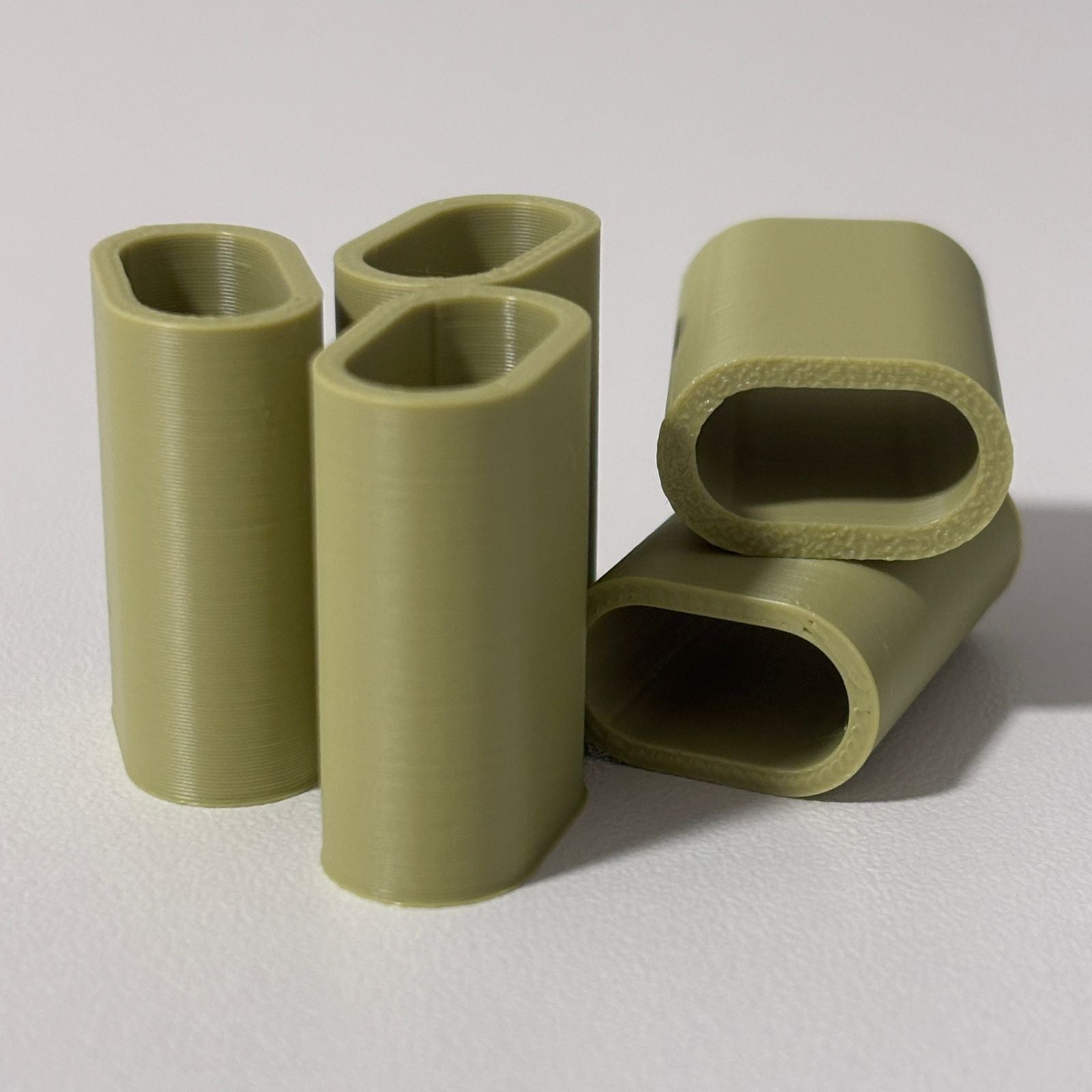 VERDE ABACATE -Tubete de Acabamento Corda | 5mm, 6mm e 7mm | Kits com 10, 30, 50 ou 100 unidades