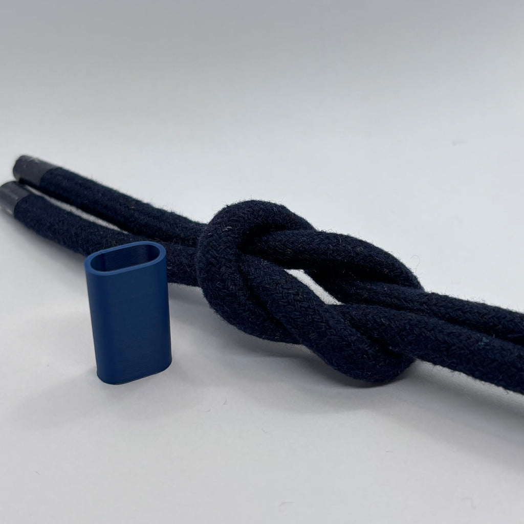 Kit Porta-Guardanapo Azul Marinho – Modelo Nó Infinito | Edição Limitada