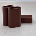 MARROM -Tubete de Acabamento Corda | 5mm, 6mm e 7mm | Kits com 10, 30, 50 ou 100 unidades