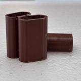 MARROM -Tubete de Acabamento Corda | 5mm, 6mm e 7mm | Kits com 10, 30, 50 ou 100 unidades