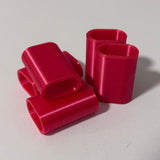 VERMELHO -Tubete de Acabamento Corda | 5mm, 6mm e 7mm | Kits com 10, 30, 50 ou 100 unidades